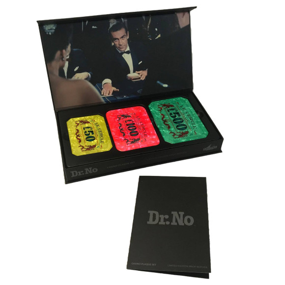 James Bond Replik 1/1 Dr. No Casino Plaketten Limited Edition