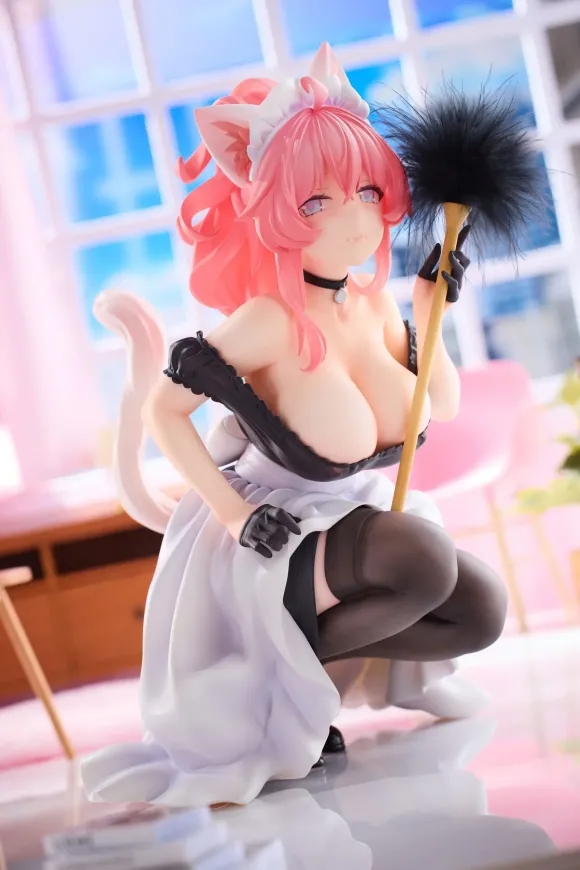 Original Character PVC Statue 1/4 Cat´s Thought Maid Cat Mochan 24 cm      