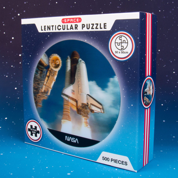 NASA Lenticualar Puzzle Space Shuttle (500 Teile)