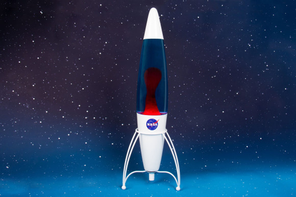 NASA Retro Space Lavalampe Logo 43 cm