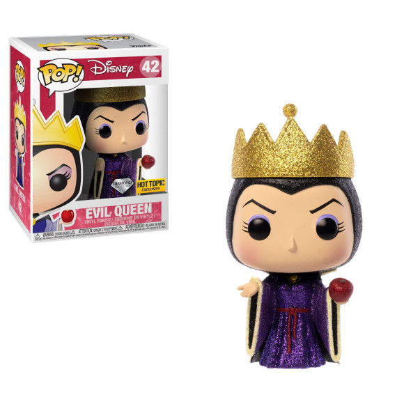 Schneewittchen und die sieben Zwerge POP! Vinyl Figur Die böse Königin (Diamond Glitter) 9 cm