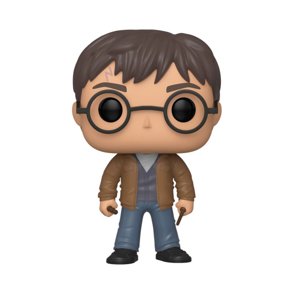 Harry Potter POP! Movies Vinyl Figur Harry w/2 Wands Exclusive 9 cm