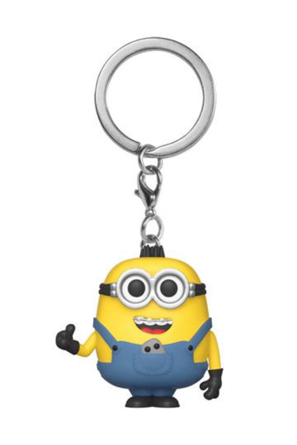 Minions II Pocket POP! Vinyl Schlüsselanhänger Pet Rock Otto 4 cm Display (12)