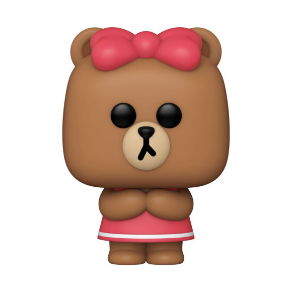 Line Friends POP! Animation Vinyl Figur Choco 9 cm