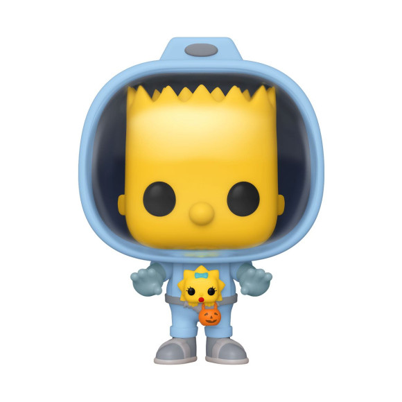 Simpsons POP! Animation Vinyl Figur Bart w/Chestburster Maggie 9 cm