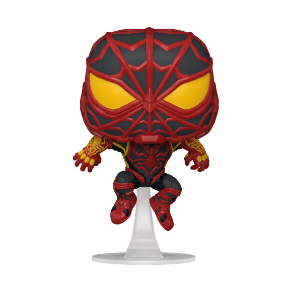 Marvel's Spider-Man POP! Games Vinyl Figur Miles Morales Strike Suit 9 cm