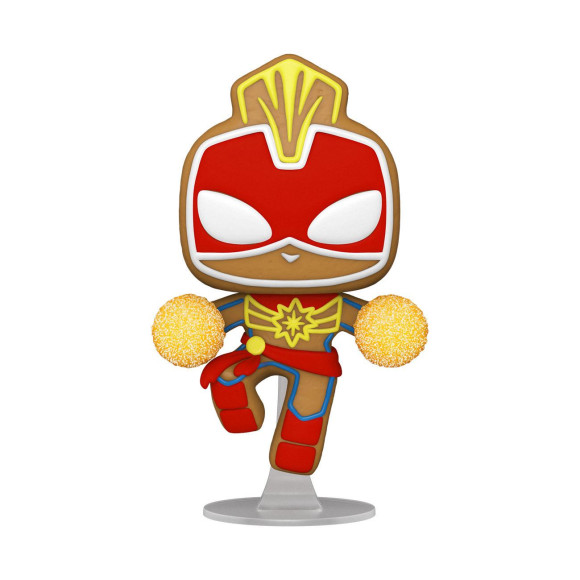 Marvel POP! Vinyl Figur Holiday Captain Marvel 9 cm