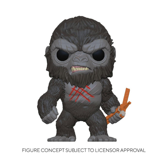 Godzilla Vs Kong POP! Movies Vinyl Figur Battle Worn Kong 9 cm
