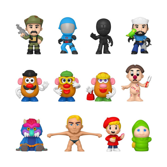 Hasbro Retro Toys Mystery Minis Figuren 6 cm Display