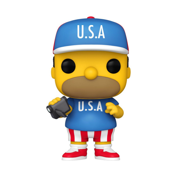 Simpsons POP! Animation Vinyl Figur USA Homer 9 cm