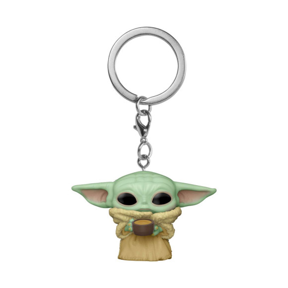 Star Wars The Mandalorian Pocket POP! Vinyl Schlüsselanhänger 4 cm The Child w/Cup Display (12)