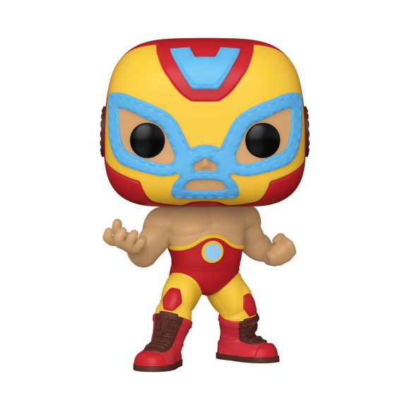 Marvel Luchadores POP! Vinyl Figur Iron Man 9 cm