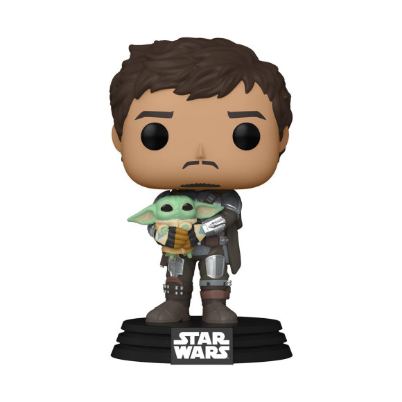 Star Wars The Mandalorian POP! TV Vinyl Figur The Mandalorian & Grogu 9 cm
