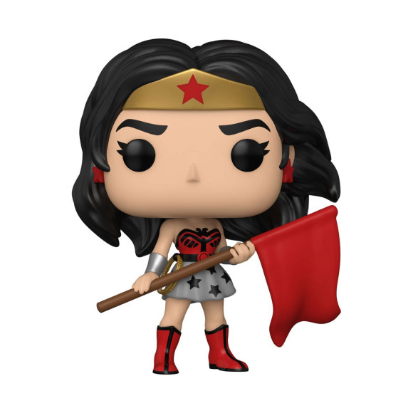DC Comics POP! Heroes Vinyl Figur WW 80th - WW (Superman: Red Son) 9 cm