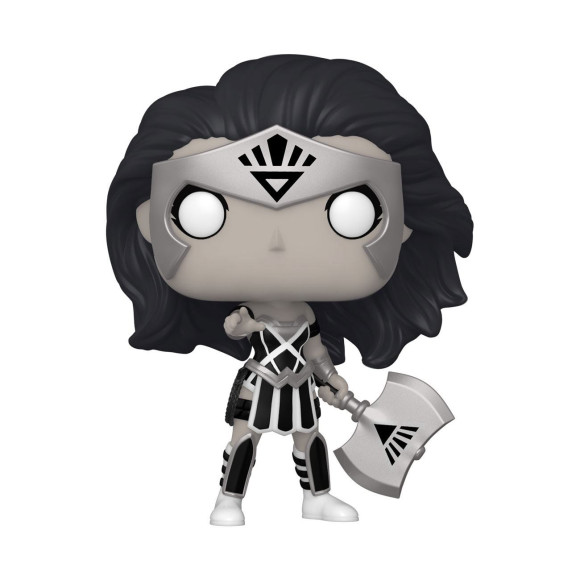 DC Comics POP! Heroes Vinyl Figur WW 80th - WW (Black Lantern) 9 cm