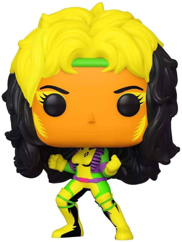 Marvel POP! Marvel Vinyl Figur Rogue Blacklight Limited 9 cm