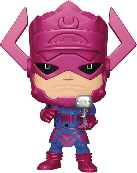 Marvel Super Sized Jumbo POP! Vinyl Figur Galactus with Silver Surfer Special Edition 25 cm