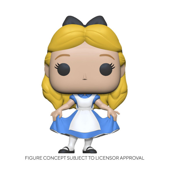 Alice im Wunderland POP! Disney Vinyl Figur Alice Curtsying 9 cm