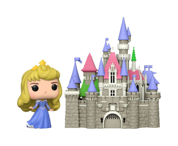 Disney: Ultimate Princess POP! Town Vinyl Figur Aurora & Castle (Dornröschen) 9 cm