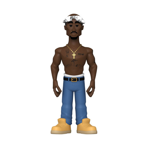 Tupac Vinyl Gold Figur Tupac 13 cm