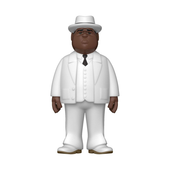Notorious B.I.G. Vinyl Gold Figur Biggie Smalls White Suit 30 cm