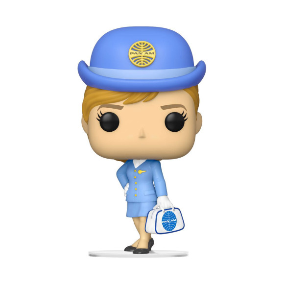 Pan Am POP! Ad Icons Vinyl Figur Stewardess w/White Bag 9 cm