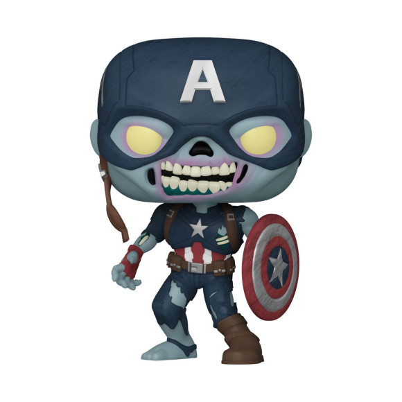 Marvel What If...? POP! TV Vinyl Figur Zombie Captain America 9 cm