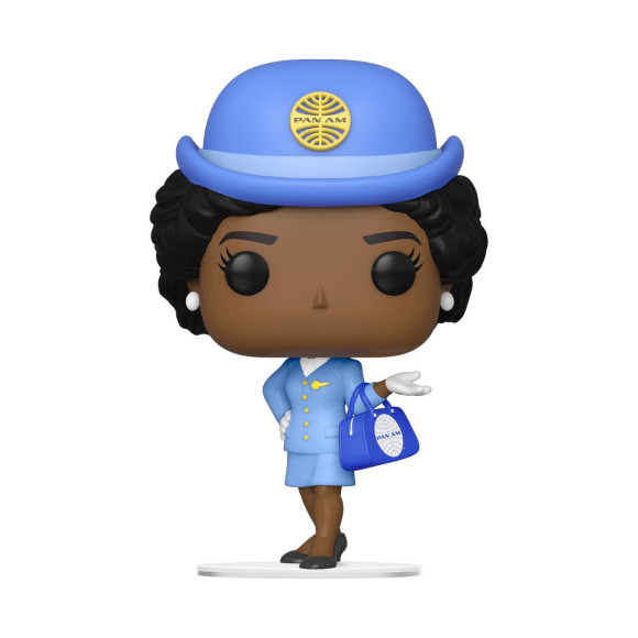 Pan Am POP! Ad Icons Vinyl Figur Stewardess w/Blue Bag 9 cm