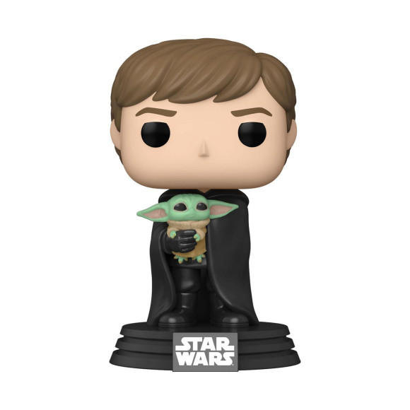 Star Wars The Mandalorian POP! TV Vinyl Figur Luke with Child 9 cm