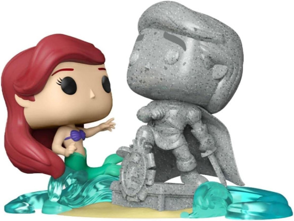 Disney POP! Moment Vinyl Figur Ultimate Princess- Ariel & Statue Eric 9 cm