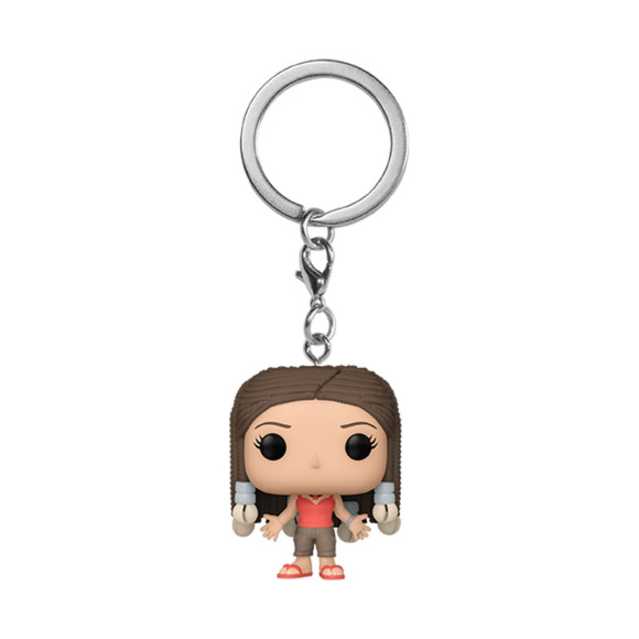 Friends POP! Vinyl Schlüsselanhänger 4 cm Monica w/ Braids Display (12)
