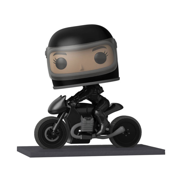 Batman POP! Rides Deluxe Vinyl Figur Selina on Motorcycle 15 cm