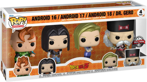 Dragon Ball Z POP! Animation Vinyl Figuren 4er-Pack 9 cm