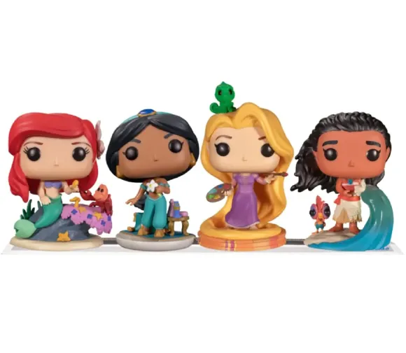 Disney POP! Movies Vinyl Figuren 4er-Pack Ultimate Princess (GW) 9 cm