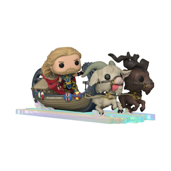Thor: Love & Thunder POP! Rides Super Deluxe Vinyl Figur Thor & Goat Boat 13 cm