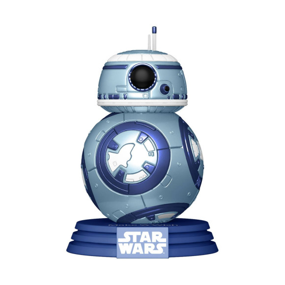 Star Wars Make a Wish 2022 POP! Star Wars Vinyl Figur BB-8 (Metallic) 9 cm