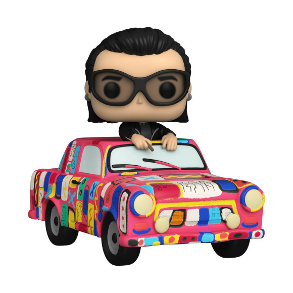 U2 POP! Rides Super Deluxe Vinyl Figur AB Car w/Bono 15 cm