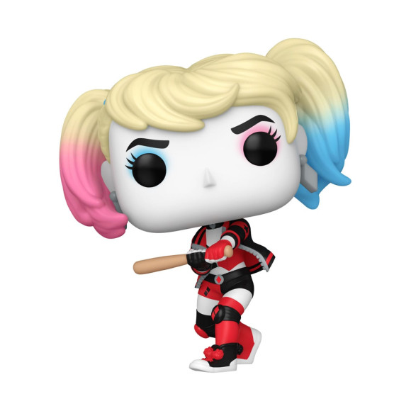 DC Comics: Harley Quinn Takeover POP! Heroes Vinyl Figur Harley with Bat 9 cm