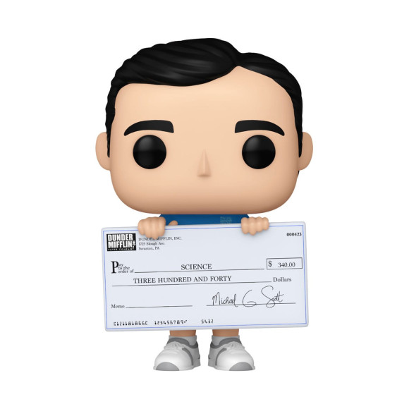 The Office US POP! TV Vinyl Figur Michael w/ Check 9 cm