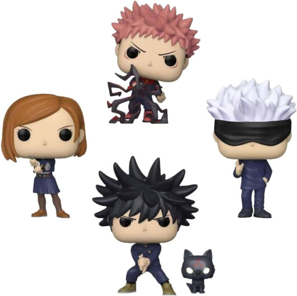 Jujutsu Kaisen POP! Animation Vinyl Figuren 4er-Pack S1 9 cm