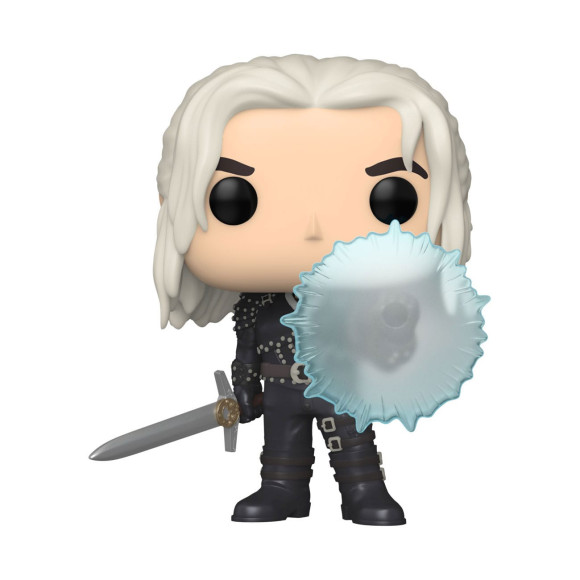 The Witcher POP! TV Vinyl Figur Geralt (Shield) 9 cm