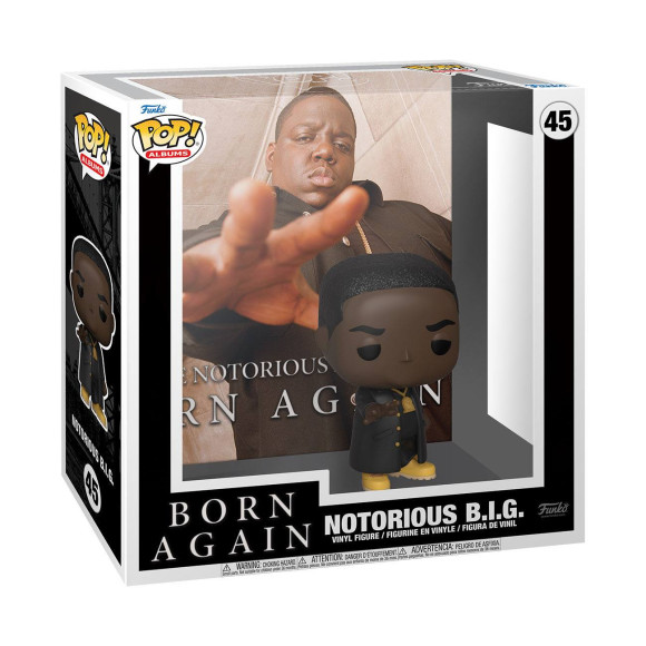 Notorious B.I.G. POP! Albums Vinyl Figur Biggie Smalls - Born Again 9 cm