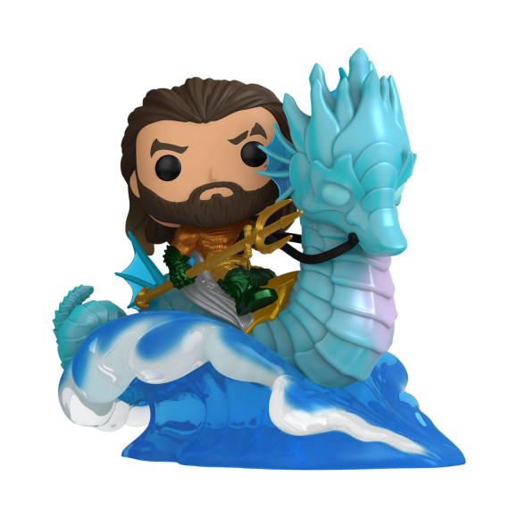 Aquaman and the Lost Kingdom POP! Rides Deluxe Vinyl Figur Aquaman & Storm 15 cm