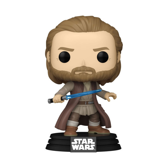 Star Wars: Obi-Wan Kenobi POP! Vinyl Figur Obi-Wan (battle pose) 9 cm
