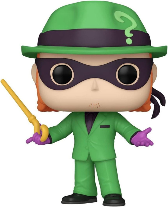 DC Comics POP! Heroes Vinyl Figur Riddler(Arkhamverse) 9 cm