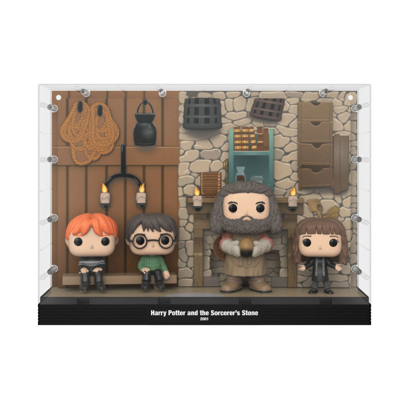 Harry Potter POP Moments Deluxe Vinyl Figuren 4er-Pack Hagrid's Hut 9 cm