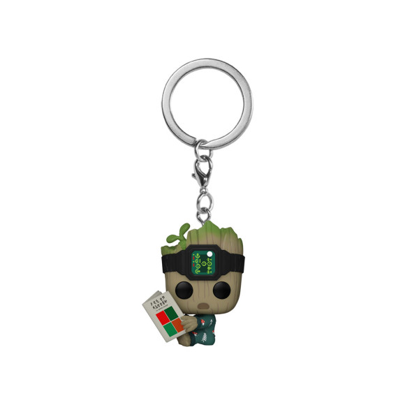 Ich bin Groot POP! Vinyl Schlüsselanhänger 4 cm Groot PJs w/book Display (12)