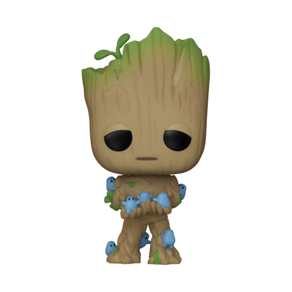 Ich bin Groot POP! Vinyl Figur Groot w/ Grunds 9 cm