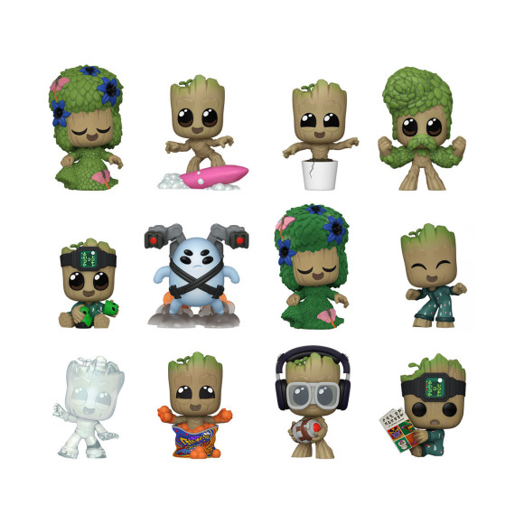 Ich bin Groot Mystery Minis Minifiguren 5 cm Display (12)