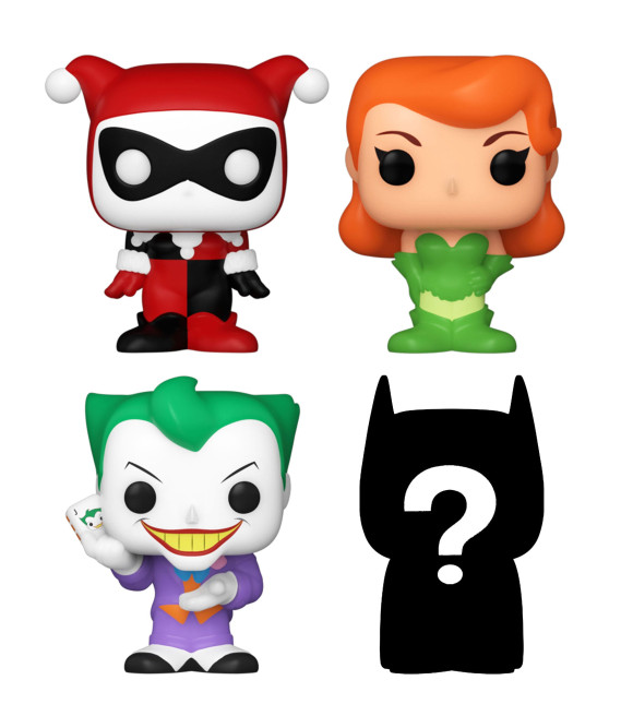 DC Bitty POP! Vinyl Figuren 4er-Pack Harley Quinn 2,5 cm